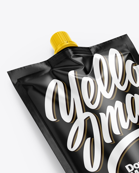 Glossy Doy-Pack Mockup