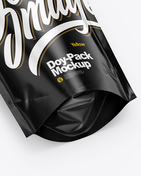 Glossy Doy-Pack Mockup