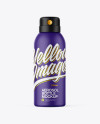 Matte Aerosol Bottle Mockup Matte Aerosol Bottle Mockup