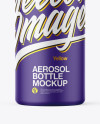 Matte Aerosol Bottle Mockup Matte Aerosol Bottle Mockup