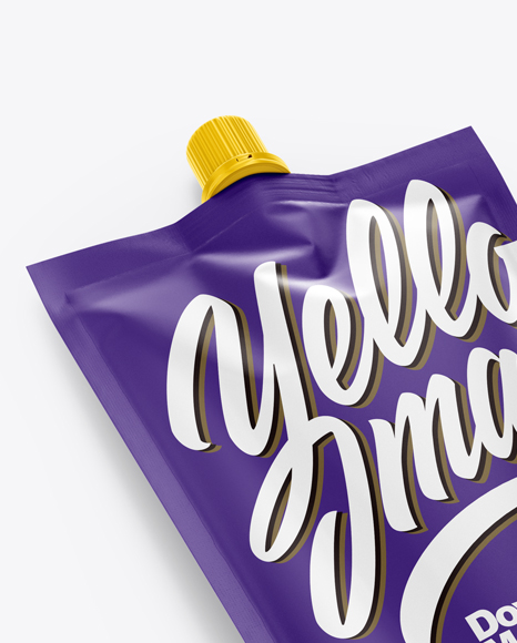 Matte Doy-Pack Mockup Matte Doy-Pack Mockup