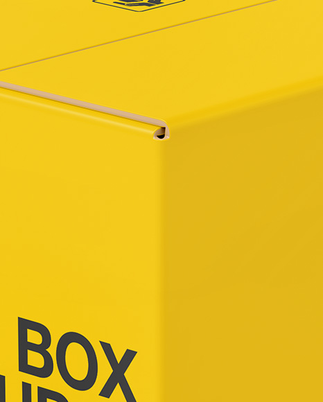 Paper Box Mockup