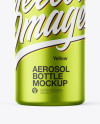 Metallized Aerosol Mockup Metallized Aerosol Mockup
