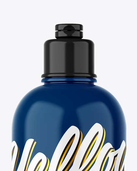 Glossy Shampoo Bottle Mockup