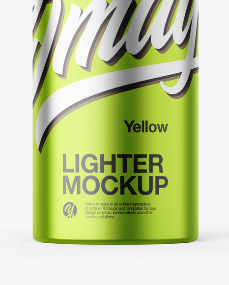 Metallized Lighter Mockup - Free Download Images High Quality PNG, JPG