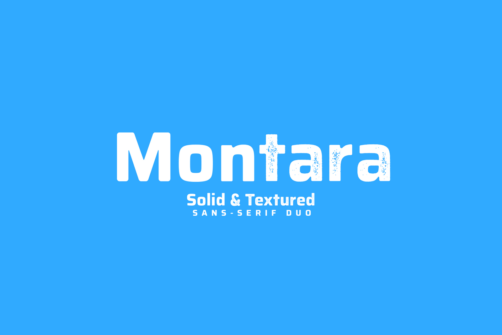 Montara - Solid+textured sans duo