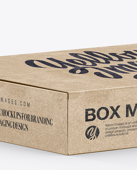 Kraft Box Mockup