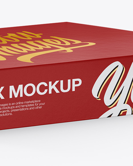 Textured Box Mockup