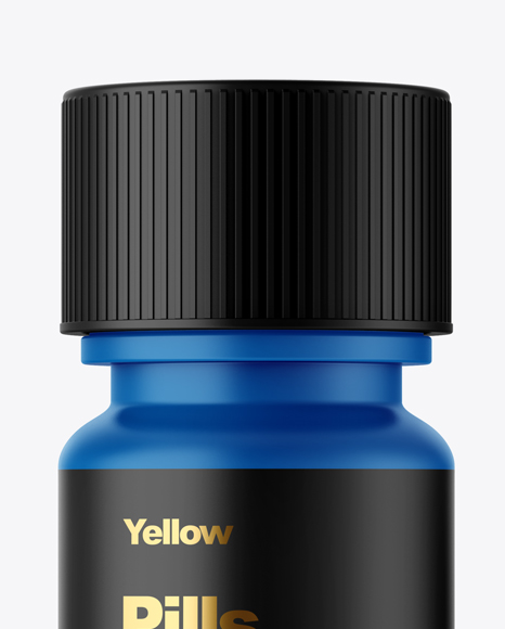 Matte Pills Bottle Mockup Matte Pills Bottle Mockup