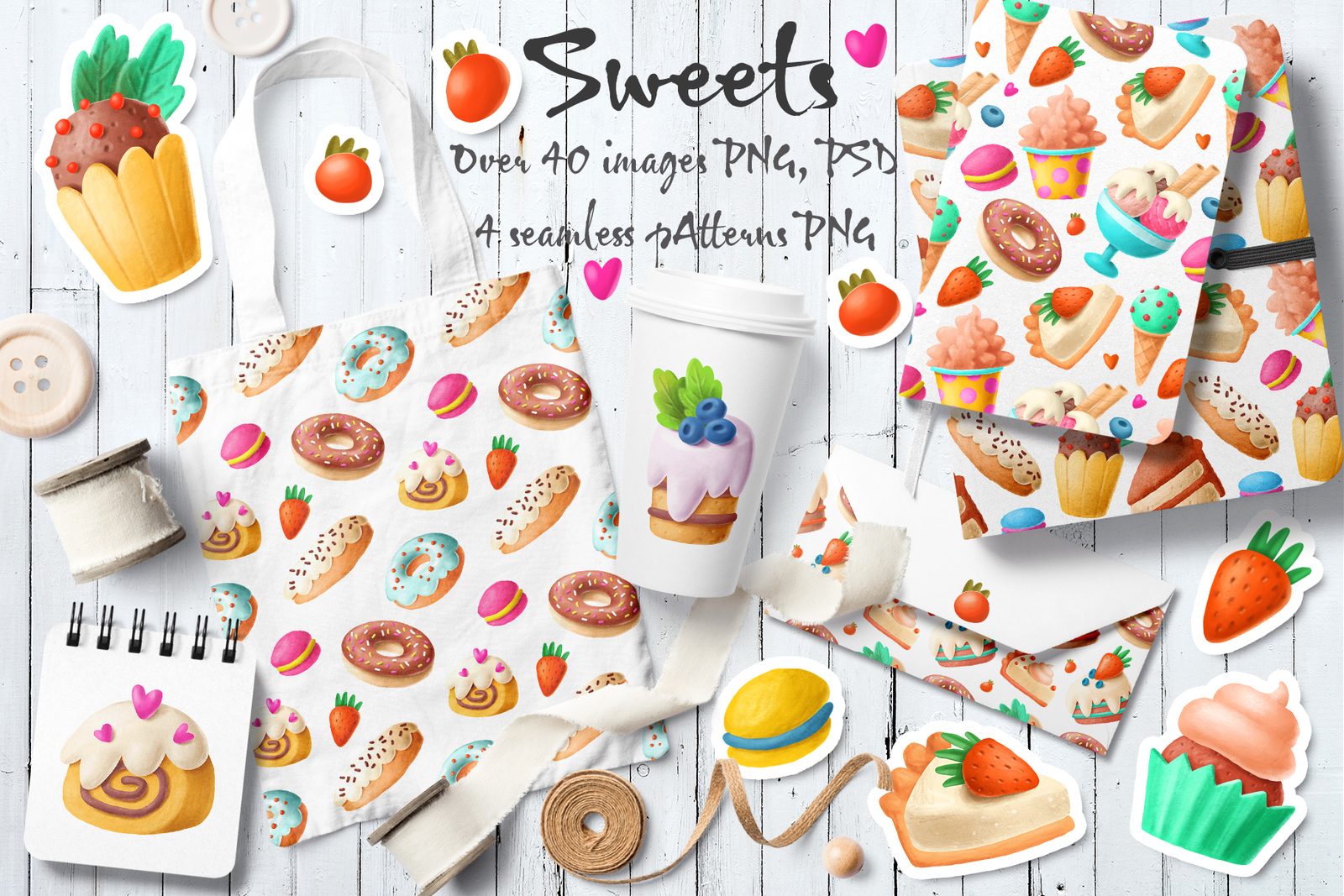 Collection of sweets Collection of sweets
