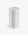 Glossy Plastic Jar Mockup Glossy Plastic Jar Mockup