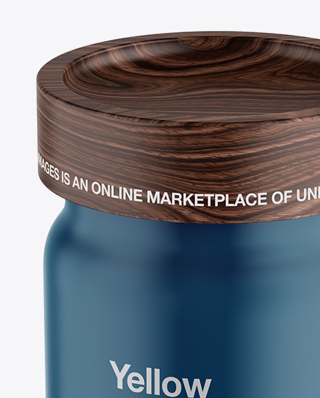 Matte Plastic Jar Mockup