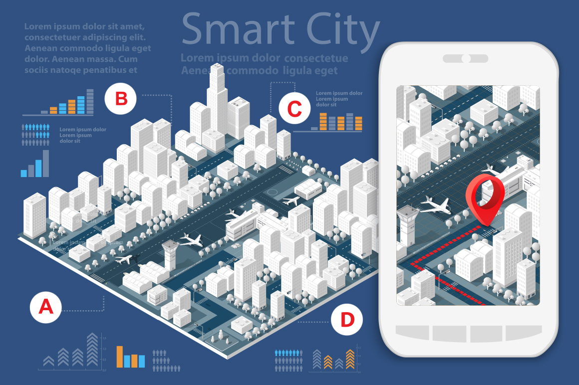 Street city buildings airport planes Street city buildings airport planes