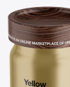 Metallized Plastic Jar Mockup Metallized Plastic Jar Mockup