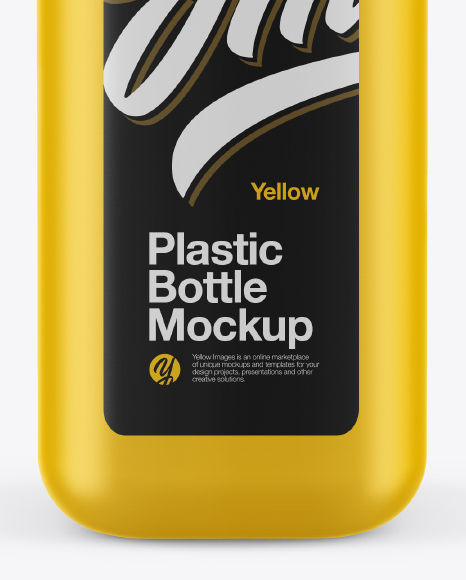 Matte Square Bottle With Pump Mockup