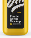 Matte Square Bottle With Pump Mockup