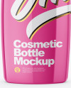 Cosmetic Glossy Bottle Mockup