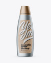 Cosmetic Metallic Bottle Mockup