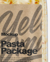 Fusilli Pasta Package Mockup