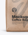 Kraft Coffee Bag Mockup