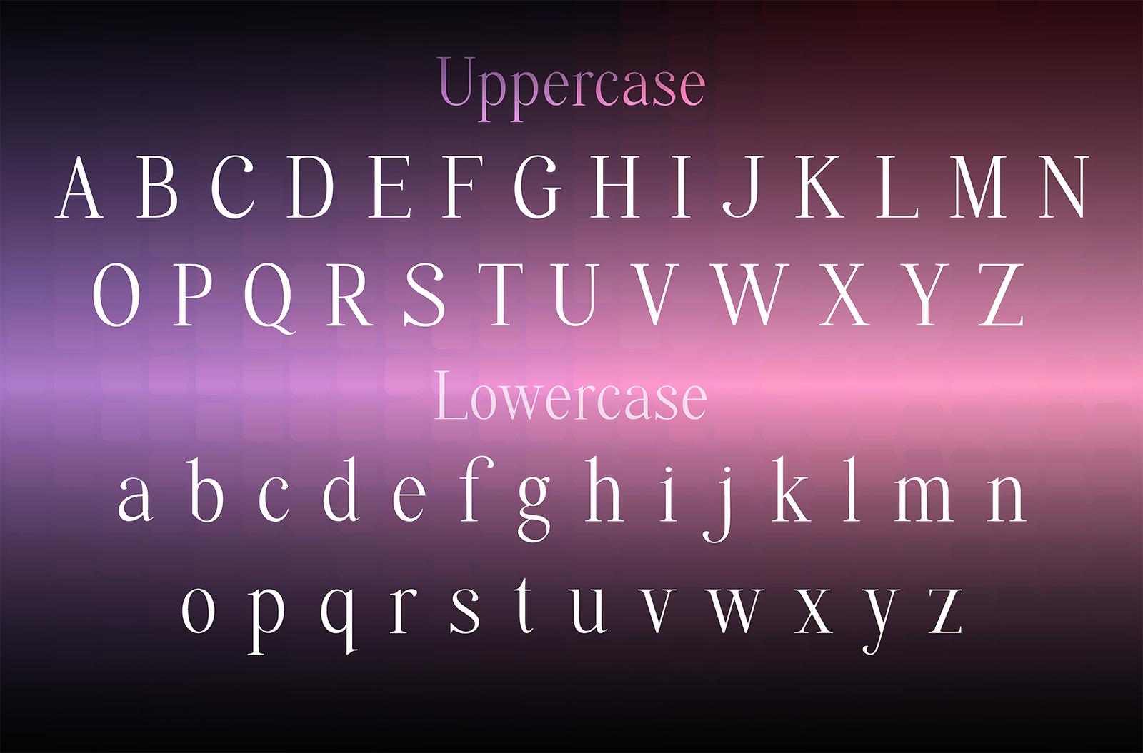Quffer, serif regular font Quffer, serif regular font