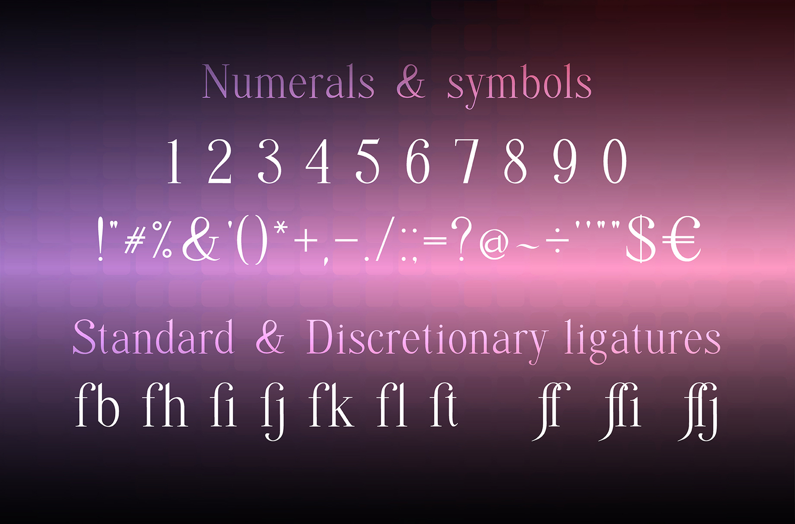 Quffer, serif regular font Quffer, serif regular font