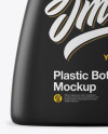 Plastic Bottle with Pump Mockup