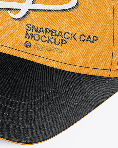 Snapback Cap Mockup