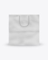 Square Matte Paper Bag Mockup