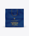 Square Matte Paper Bag Mockup