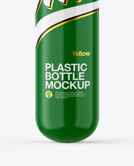 Glossy Plastic Ampoule Mockup