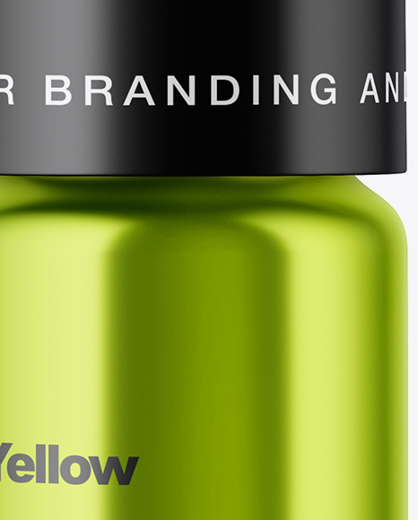 Metallized Roller Bottle Mockup Metallized Roller Bottle Mockup