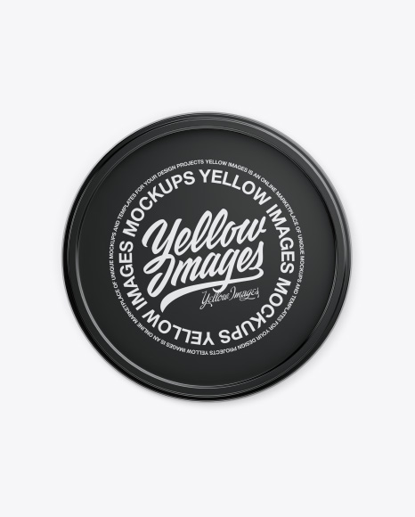 Container with Caviar Mockup