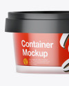 Container with Jam Mockup