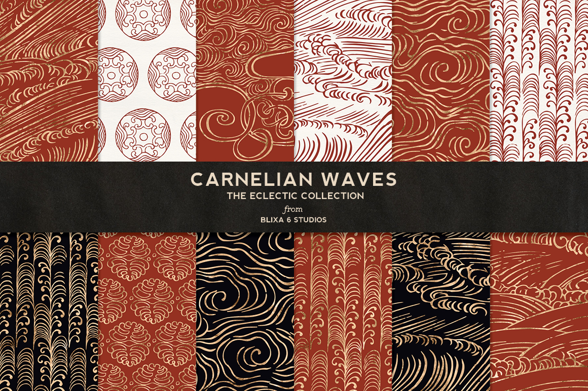 36 Japanese Waves & Golden Icons 36 Japanese Waves & Golden Icons