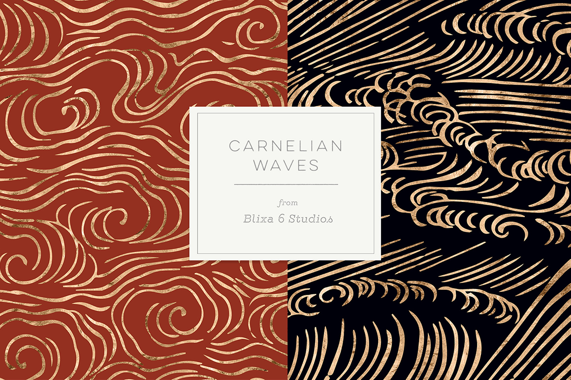 36 Japanese Waves & Golden Icons 36 Japanese Waves & Golden Icons