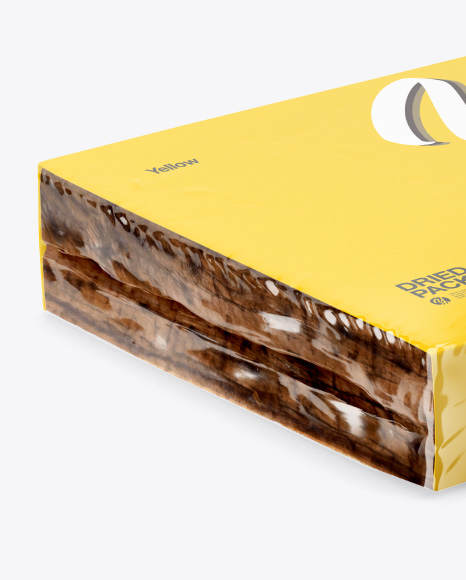 Dried Banana Package Mockup