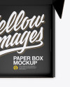 Opened Paper Box Mockup