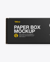 Paper Box Mockup