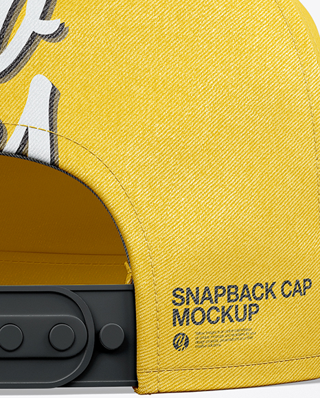 Snapback Cap Mockup