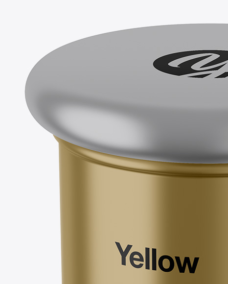 Metallized Plastic Bottle Mockup