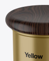 Metallized Plastic Bottle Mockup