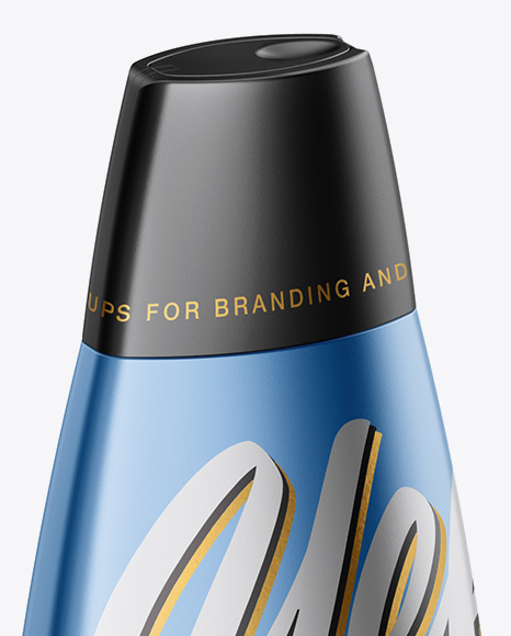 Cosmetic Metallic Bottle Mockup