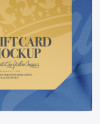 Metallic GIft Card Mockup