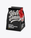 Matte 4-Pack Paper Carrier Mockup