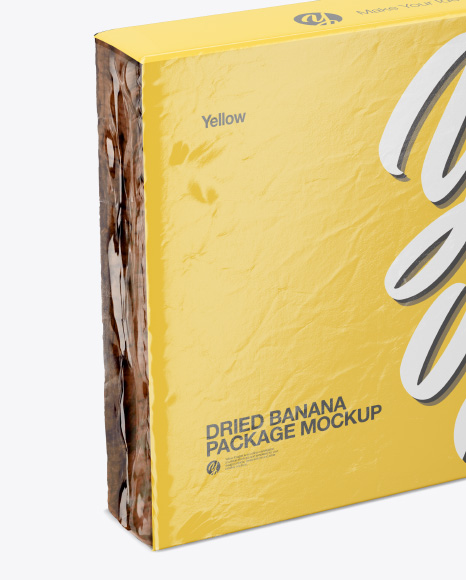 Dried Banana Package Mockup