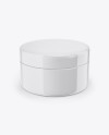 Glossy Cosmetic Jar Mockup