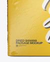 Dried Banana Package Mockup