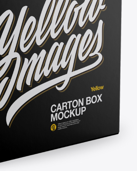 Paper Box Mockup