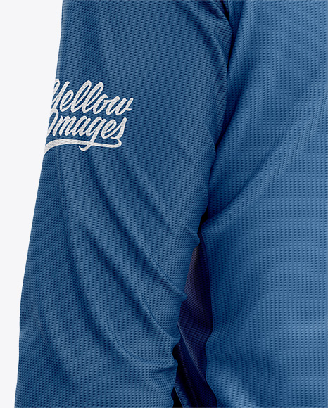 Soccer V-Neck Jersey LS Mockup